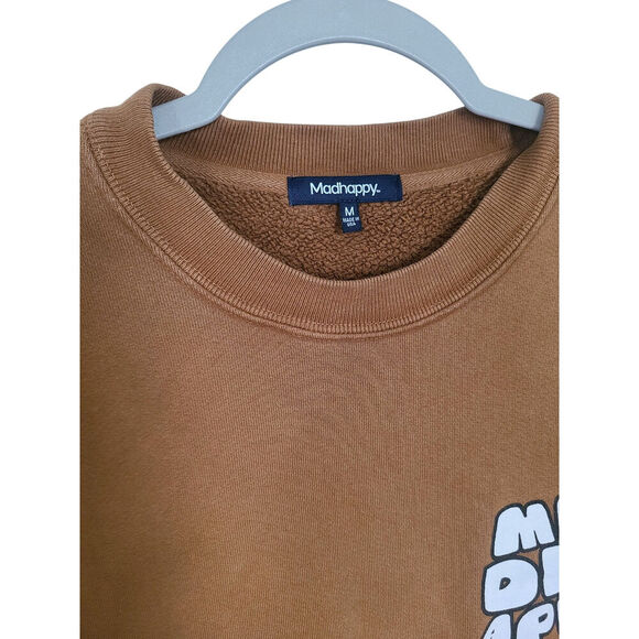 Madhappy Turtle Double Sided Heavyweight Fleece Pullover Sweatshirt Size Medium - Picture 2 of 7